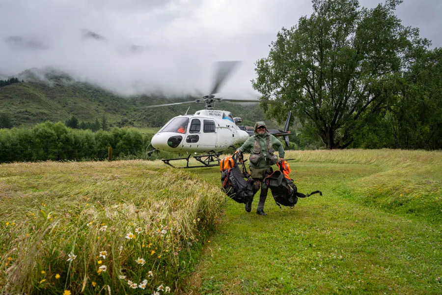 Fly out from lodge