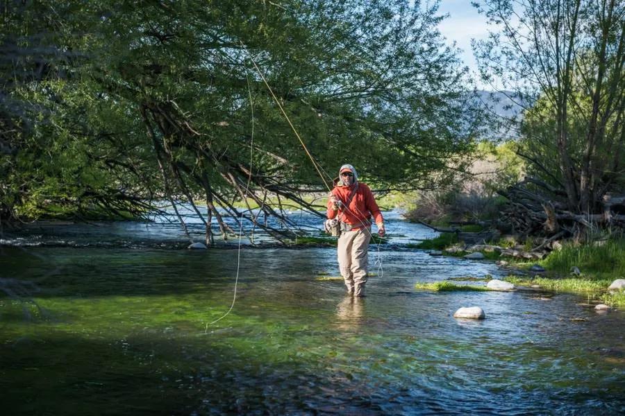 Fly fishing in Montana on the spring creeks and tailwater rivers near Madison and Missouri. Because spring creeks are often crystal clear, shallow, and are home to fish that are spooky, certain tackle adjustments are crucial for success.