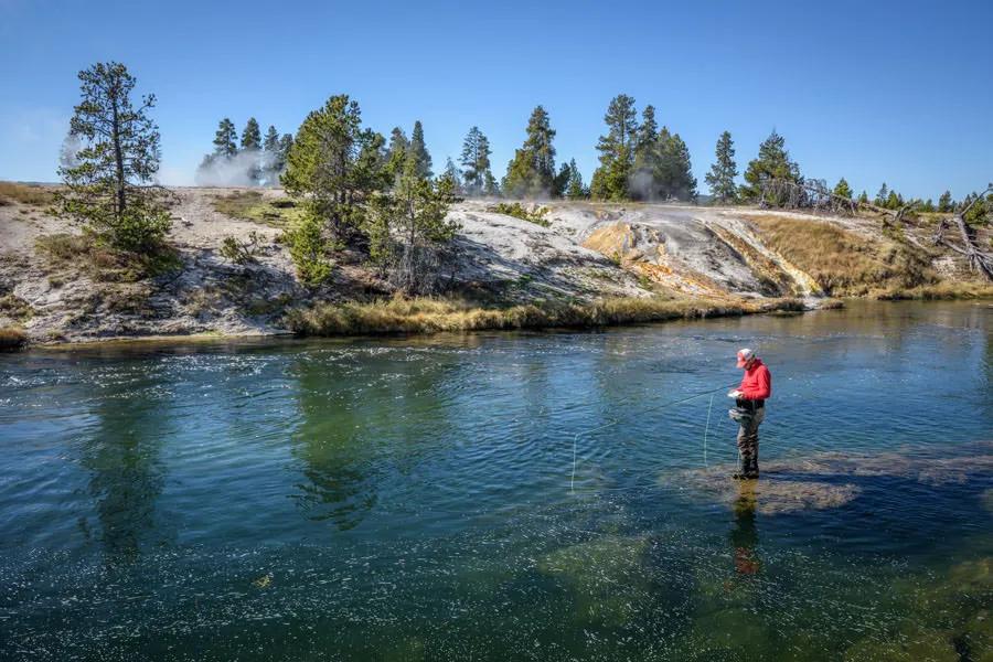 Yellowstone National Park fly fishing trips Fishing in Yellowstone National Park is a good way to Do It Yourself as the variety of public waters make it easy to go fishing.