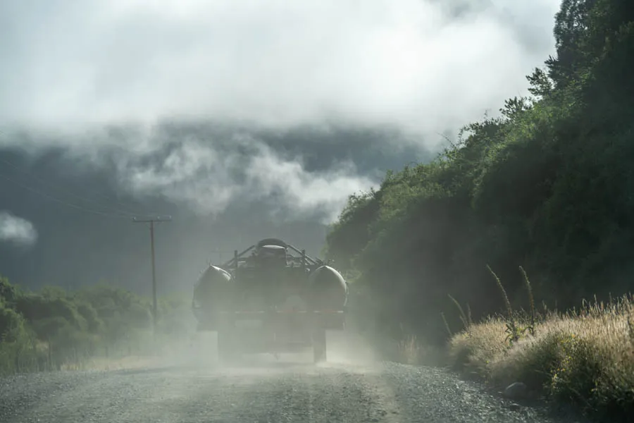 Chile morning drive
