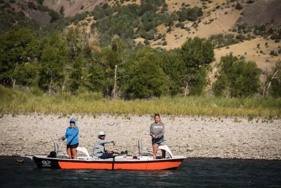 Fly fishing in Montana in summer and winter Summer time in Montana is usually shorts and sandals weather whereas the rest of the season good clothing and outerwear is essential.