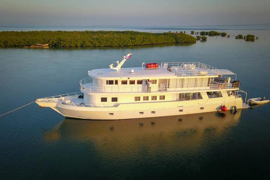Cuba fly fishing trips to Cayo Largo with Montana Angler. The fleet of motherships used by our partners at Cayo Largo are custom built to explore this remote area.