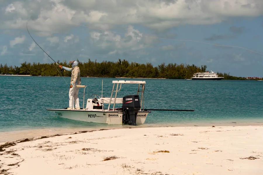 Fly fishing in Cuba for tarpon, permit, and bonefish. The mothership program at Cayo Largo allows for endless access to some of the planet's least pressured saltwater flats.