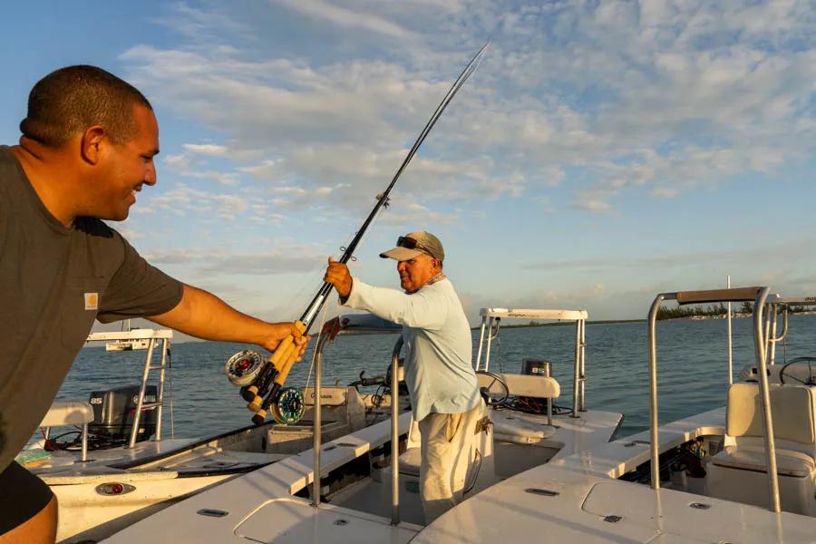 Fly fishing Cuba with Montana Angler. Most anglers on a Cuba fly fishing trip should have three rods at the ready--a bonefish, tarpon, and permit rod.