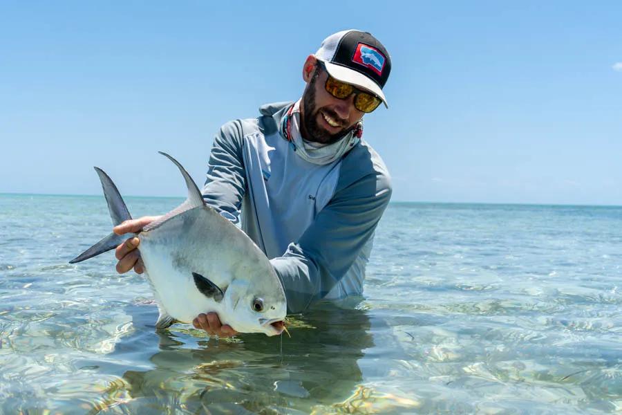 Fly fishing trips in Cuba Multiple shots are permit are a reality when fly fishing Cayo Largo in Cuba, Catching a permit on a fly is the penultimate accomplishment.