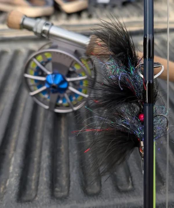 Montana Angler fly fishing trips to Patagonia Flies for fishing out of Patagonia Baker Lodge often tip the scales towards the larger than average range. Streamers with flash, large eyes, and articulation are often favored. This is not the place for humble flies.