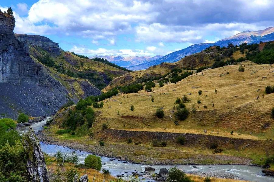 The Simpson River in Chile near Magic Waters Lodge. The Simpson River flows near Magic Waters Lodge and offers a variety of floats. On one of the days on the Simpson we lost count of how many fish we caught.