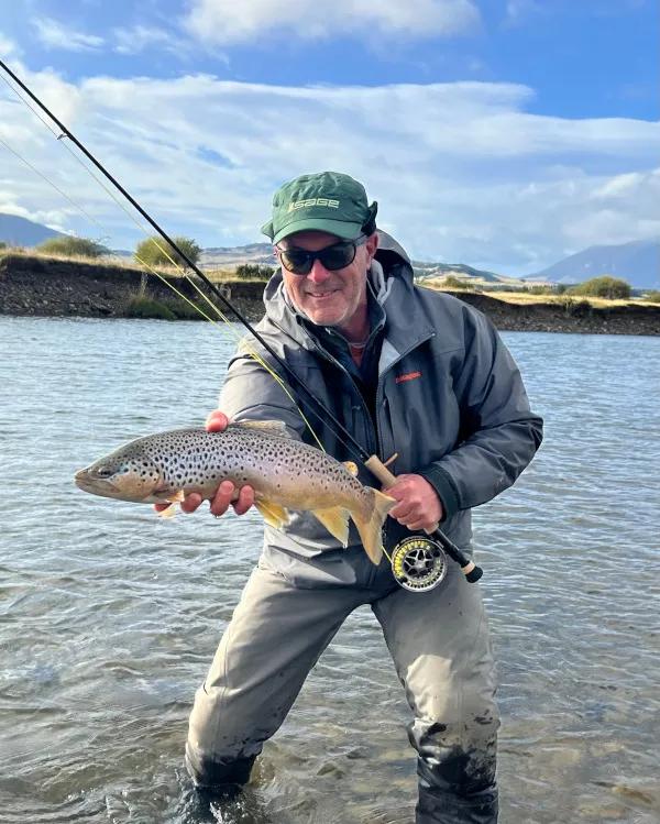 Montana Angler fly fishing trips. We finished the trip on a smaller river casting streamers. The action was fast and furious as well as plentiful. We caught fish from the boat and on foot. The afternoon even served up some fun dry-dropper fishing. It was an ideal last day to a great week.