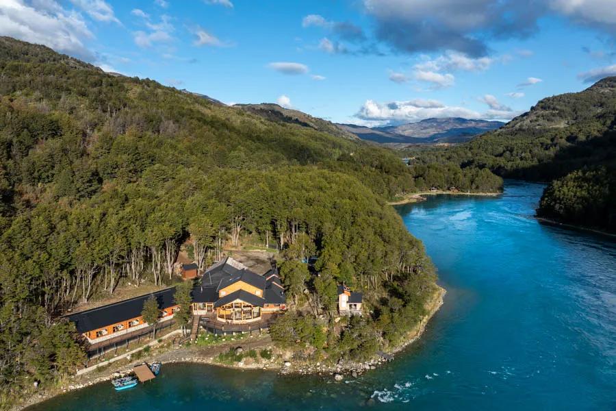 Chile Magic Waters fly fishing trips with Montana Angler Patagonia Baker Lodge sits on the shores of the Rio Baker. The fishing program at this world-class lodge features the Rio Baker, smaller rivers, and lagunas. Trophy-sized brown trout are regularly caught within sight of the lodge.