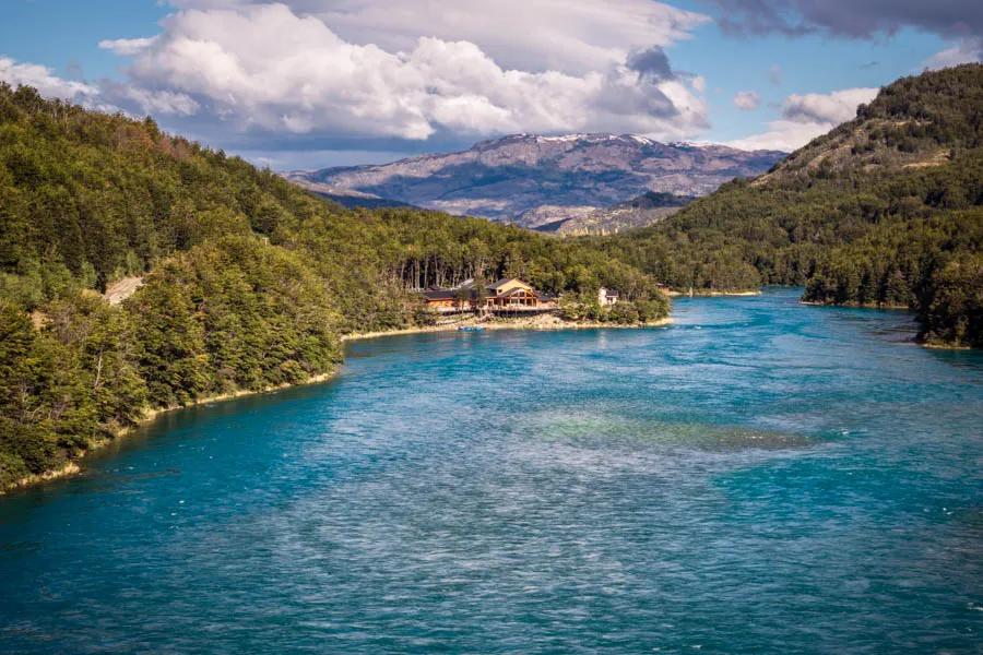 Patagonia Baker Lodge Situated near one of the best runs on the Rio Baker, some of the best fishing during the week was directly in front of the lodge.
