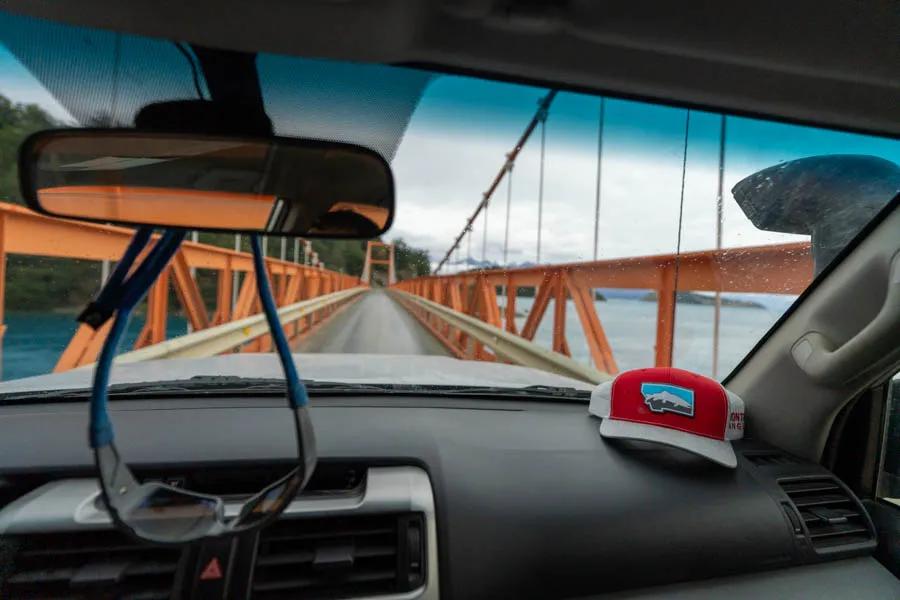 Montana Angler fly fishing trips to Chile Anglers traveling to Patagonia Baker Lodge will drive along the Carretera Austral. This is the main road connection the southern region of Chile.