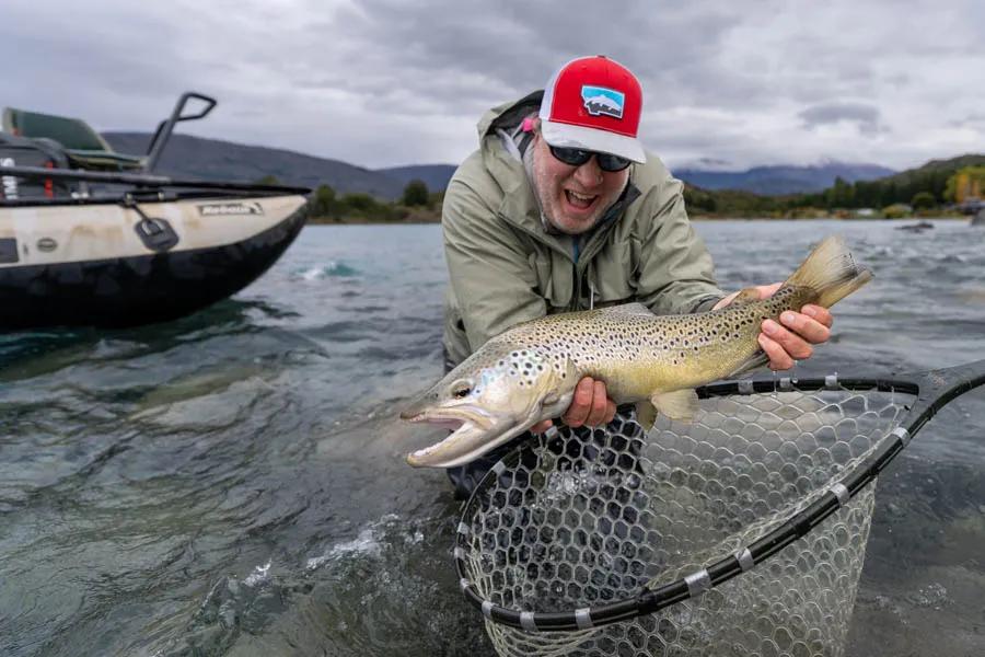 Fly fishing for trout in Chile with Montana Angler Patagonia Baker Lodge is ideally located to target some of Patagonia's most reliable big fish waters. From Lago General Carrera to the Rio Baker to the Jeinimeni, big trout are the focus of Patagonia Baker Lodge's passionate guide crew.