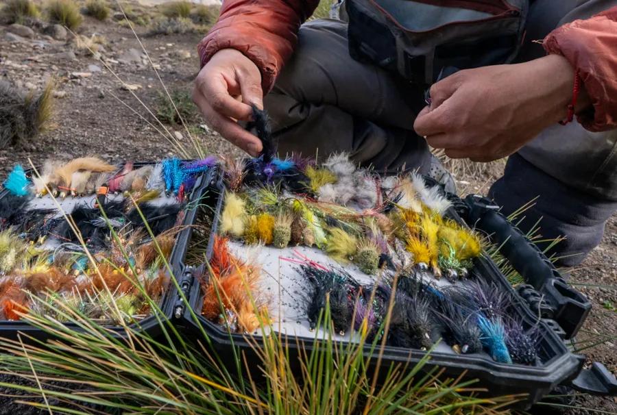 Montana fly fishing trips Choosing the right fly when fishing during runoff in Montana is crucial to success. Many of our guides love to fish big, meaty flies during big, muddy water.