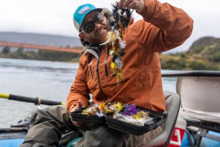 Montana Angler fly fishing trips Choosing the right fly for Chile is very important for a fly fishing trip in Chile