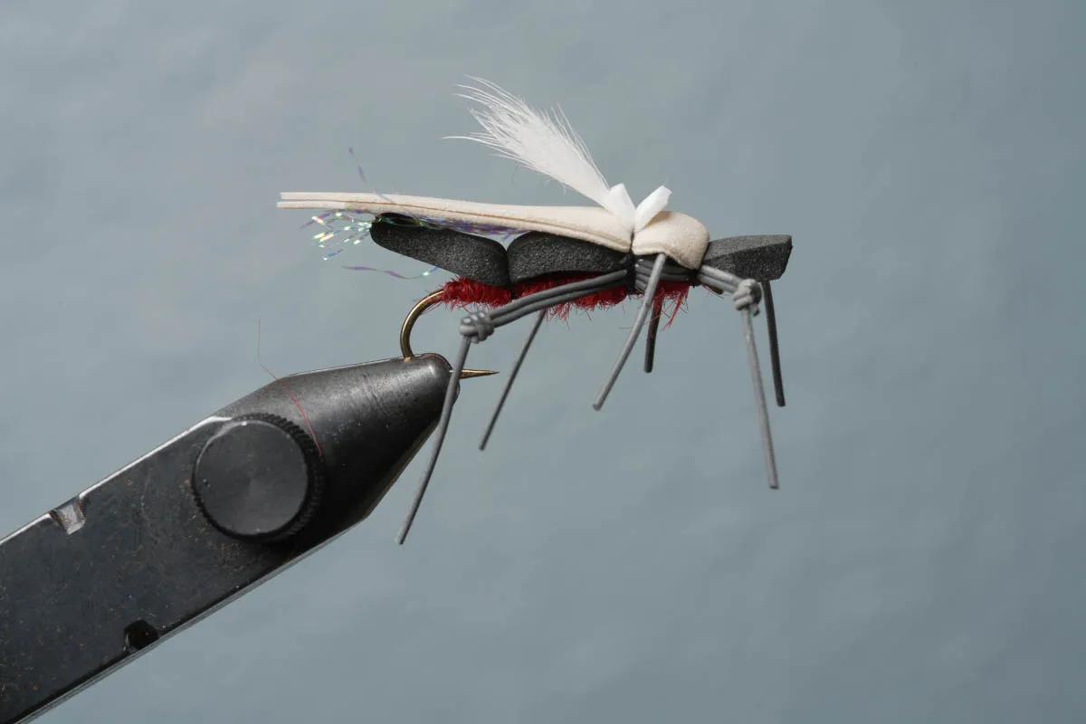Salmonfly patterns for fly fishing in Montana with Montana Angler Created to entice the trout on the Upper Madison to rise to the surface, the double-wing style of the Water Walker and the jointed legs create a very realistic profile. This fly is best fished as a single fly as the wings are light and very pliable and often tangle on dropper tippets.
