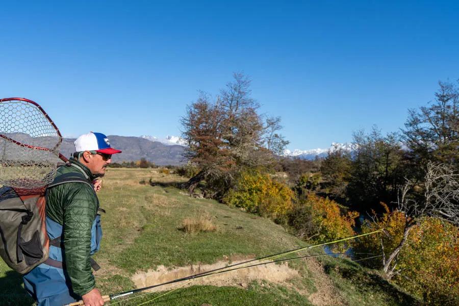 Fly fishing trips with Montana Angler When fishing terrestrials before you even make your first cast, be patient. Approach the stream carefully and always be on the lookout for fish. Because fish are eating land-based insects, they may be close to the bank.