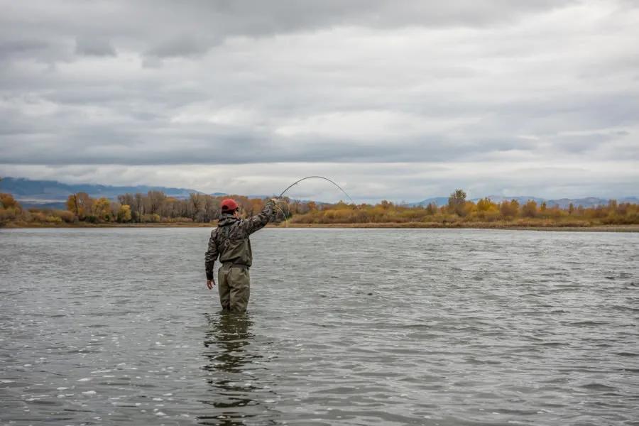 Montana Angler fly fishing trips on tailwater rivers Reading water is vital skill when fishing a tailwater river. Small and subtle changes in the current create places for trout to hold and feed. Look for seams, depth changes, foamlines, and structure.