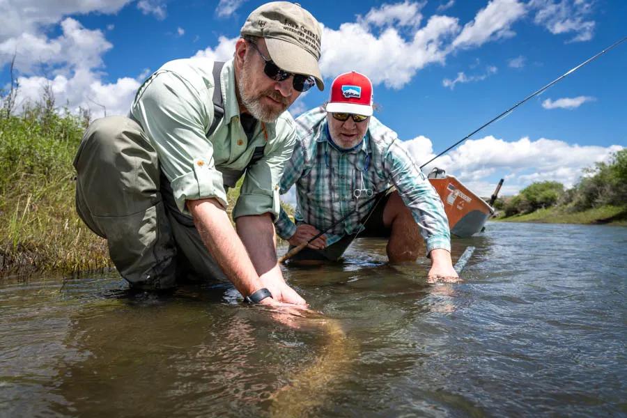 Fishing a 5-weight fly rod when fly fishing in Montana gives you the widest range of versatility. A 5-weight can work whether you are walk-and-wade fishing, float fishing, or a combination of both. 