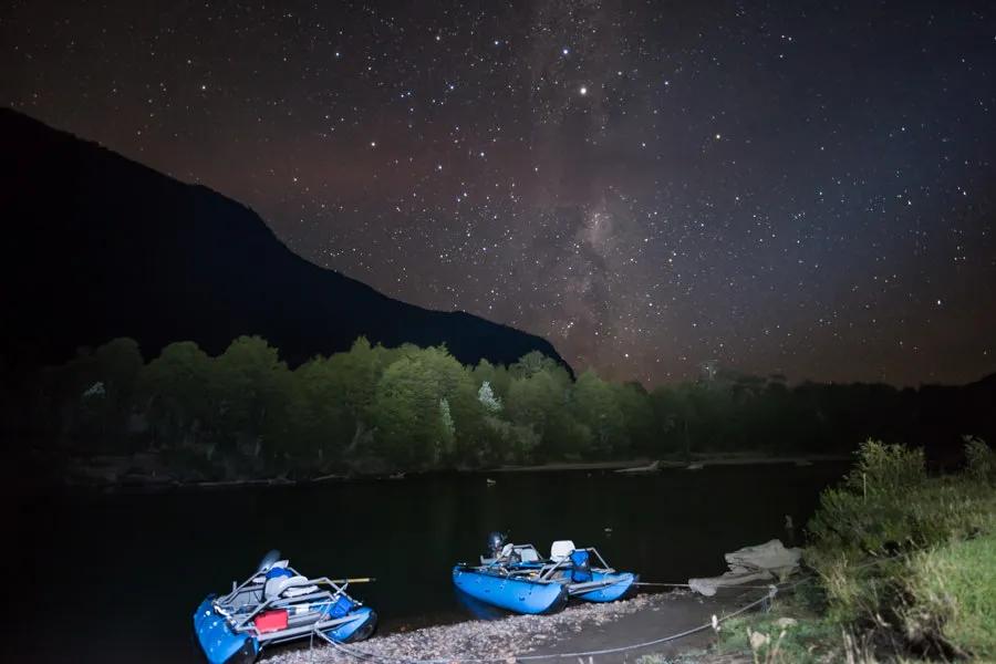Montana Angler fly fishing trips at River of Dreams Basecamp Angling dreams can, and do, come true when fishing out of Chile's wilderness fly fishing operation at the River of Dreams Basecamp.