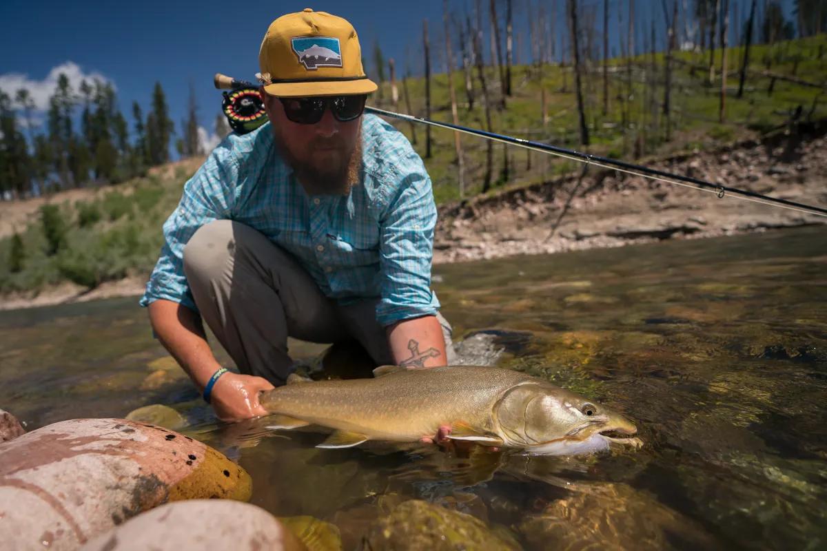 Montana Angler fly fishing trips for large trout The Bob Marshall Wilderness is the largest wilderness complex in the lower 48. The South Fork of the Flathead is home to bull trout--some of the largest native trout still swimming in Montana.