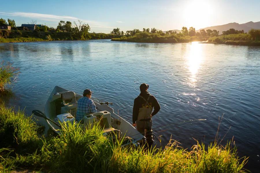 Montana Angler fly fishing trips near Bozeman and Big Sky, Montana If you want to fish a nocturnal stonefly hatch, don't be caught out in the bright sunshine. By the time the morning sun fully hits the water, the best nocturnal stonefly fly fishing action may have already passed.