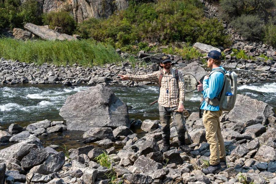 Even if you are fishing with a friend, set a rendezvous time and place. If you are fishing alone, before you depart be sure to share you location and approximate return time. 