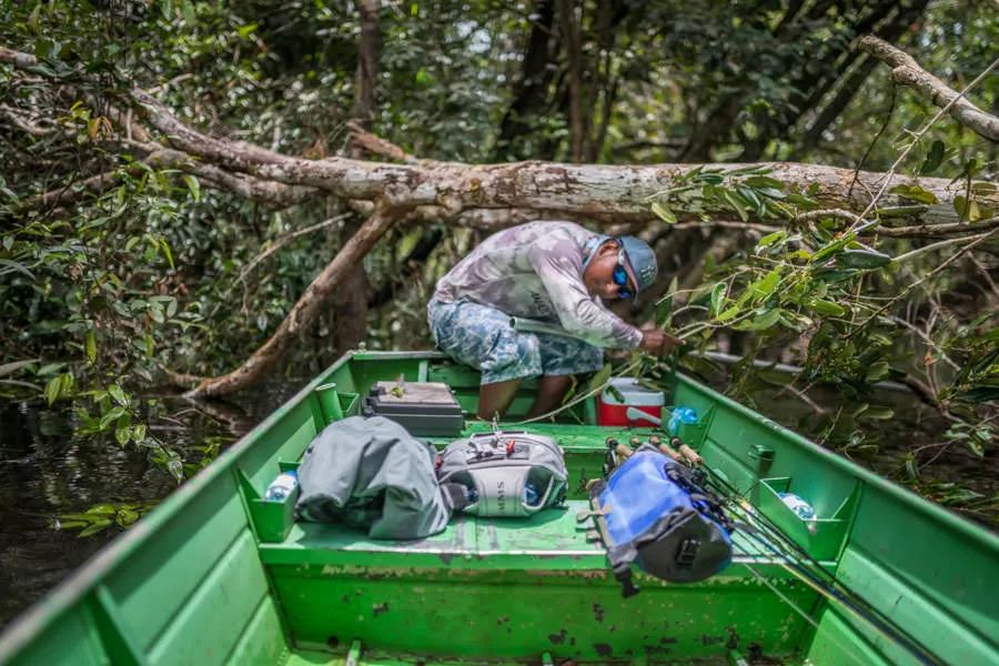 The best fly fishing guides in the Amazon River system have equal parts knowledge of their home waters, passion for getting you into big peacock bass, and the understanding of safety in the wilds of the Amazon jungle.