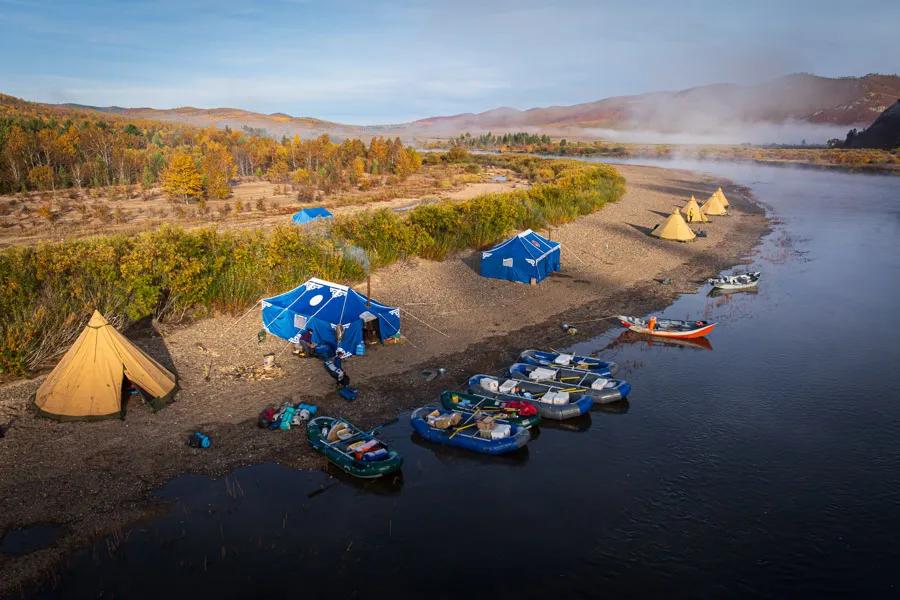 Camping in the national park Camping in the national park