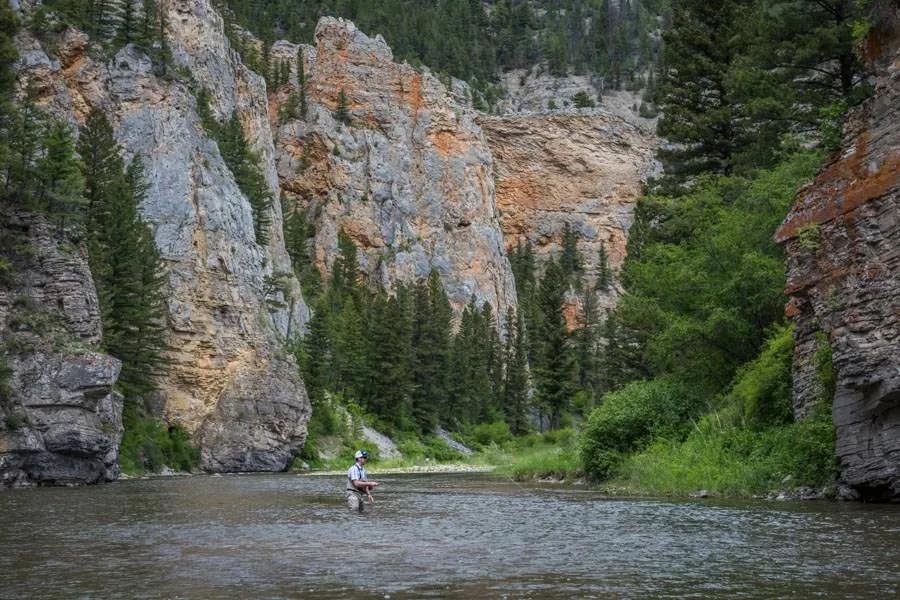 Fishing on the Smith River in July typically means fishing in low streamflows. Fishing can still be consistently good, but the later in the month it gets the more likely steamflows are too low to float.