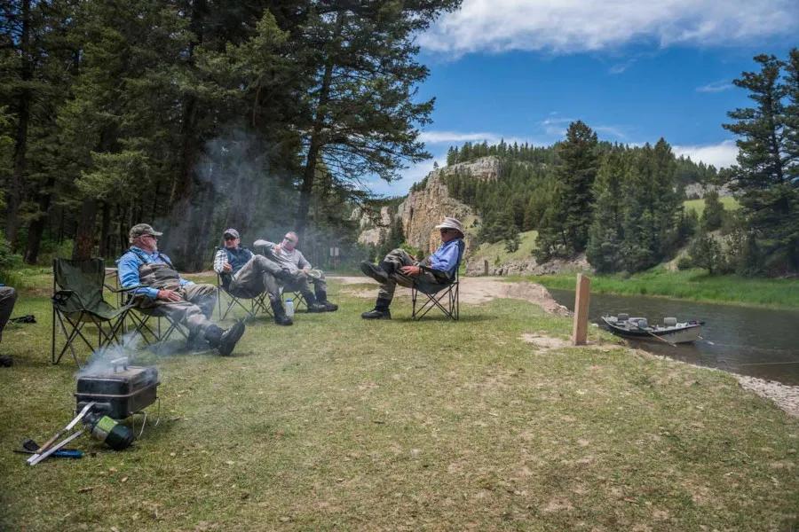 June on the Smith River is best summed up in long days, relaxing nights, and crisp mornings. Streamflows can vary greatly from the beginning to the end of the month, but fishing is often consistently good throughout the month.