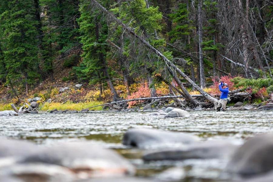 Fishing the Gallatin River during any season of the year is a good way to enjoy some classic freestone river walk and wade fishing