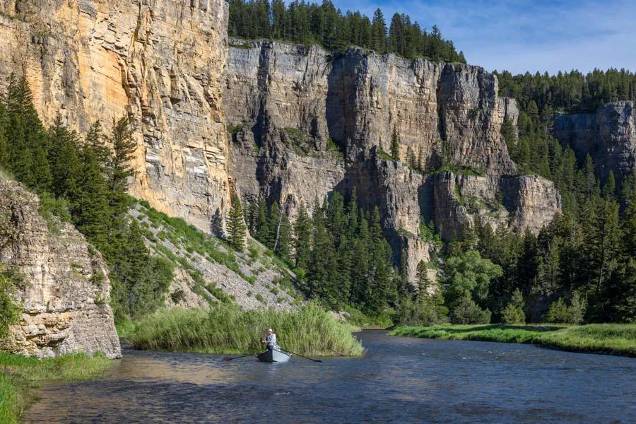 Smith River sections in the summer