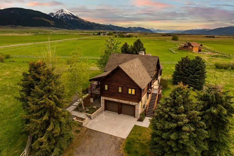 Paradise Valley Vacation Rental Home the Chalet drone front