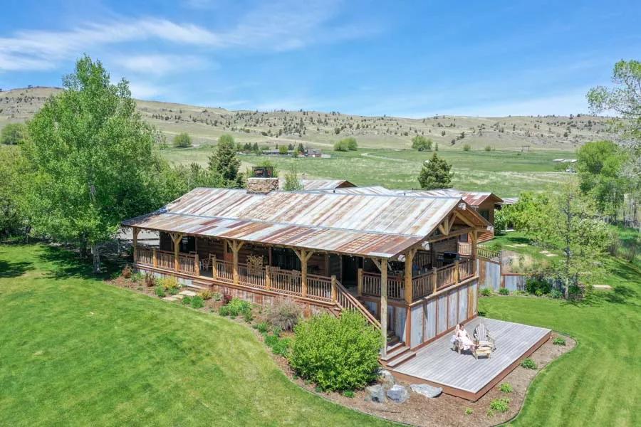 Crane's Bend Paradise Valley Vacation Rental Home drone