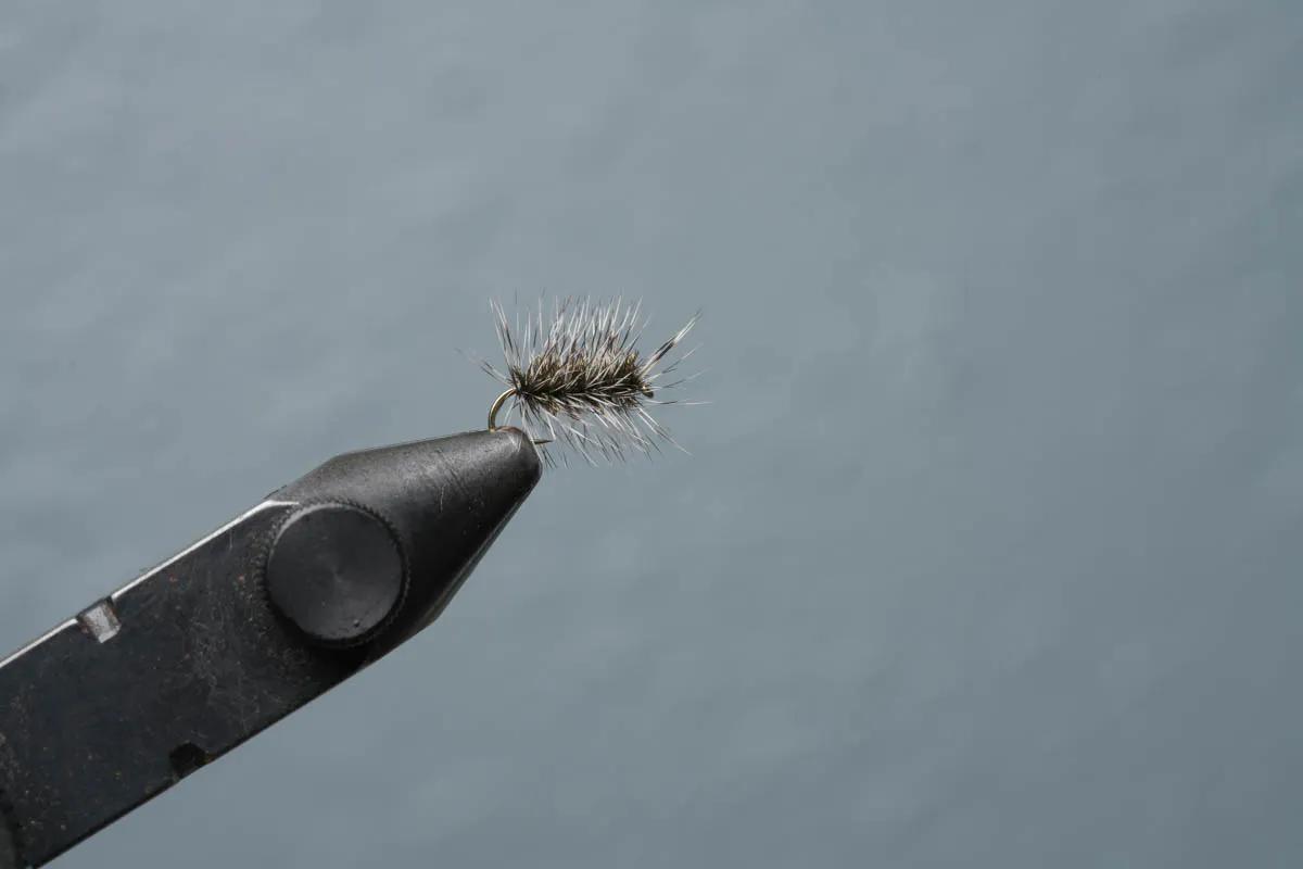The Griffiths Gnat is one of the most versatile winter flies. It can imitate a variety of insects, but in winter is used to imitate a cluster of hatching midges.