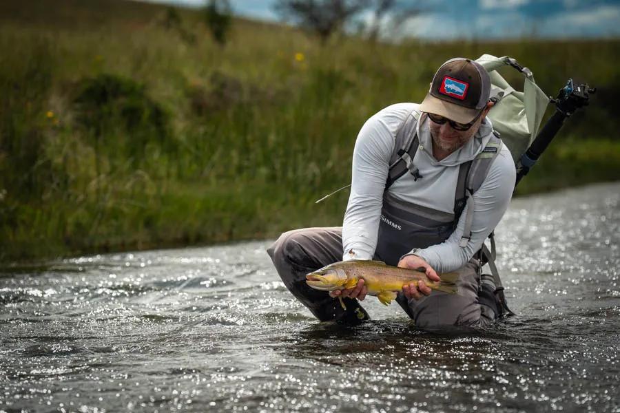 Ben Pierce with Brown Trout