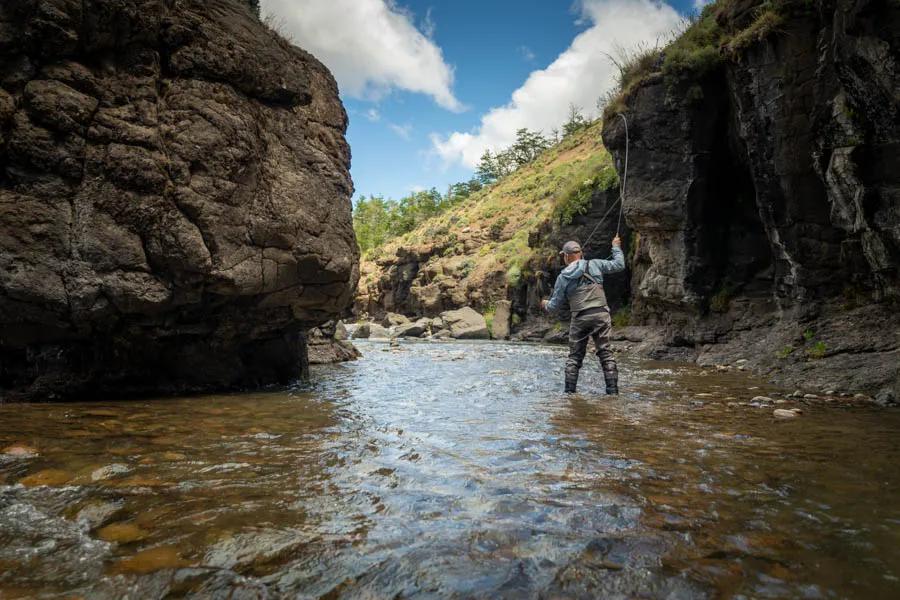 When you are wading in a trout stream, something just feels right. You are on the fish's terms--they've got homecourt advantage. When walk and wade fishing you can often slow down, take it all in, and enjoy the moment because the pace of things is entirely up to you...and the feeding fish you are targeting.
