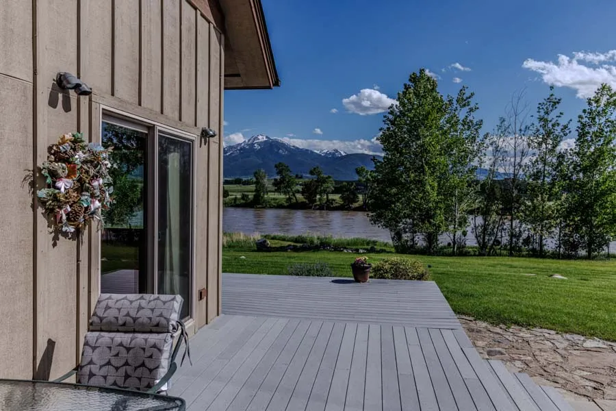 Livingston rental home River Run waterfront view