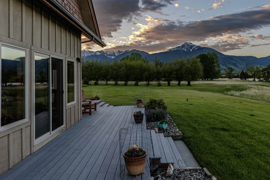 Paradise Valley Rental Home River Run deck view