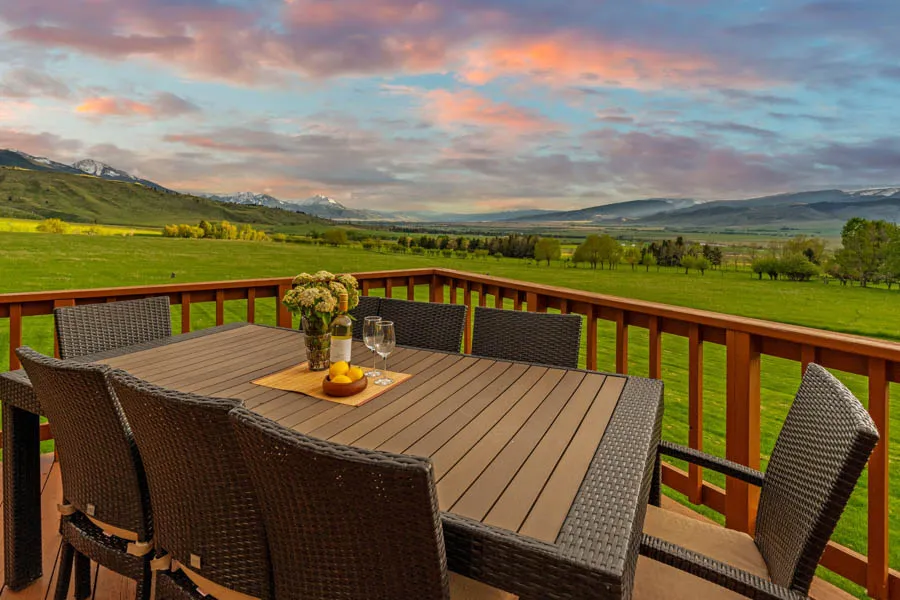Paradise Valley Vacation Rental Home Valley View Lodge deck