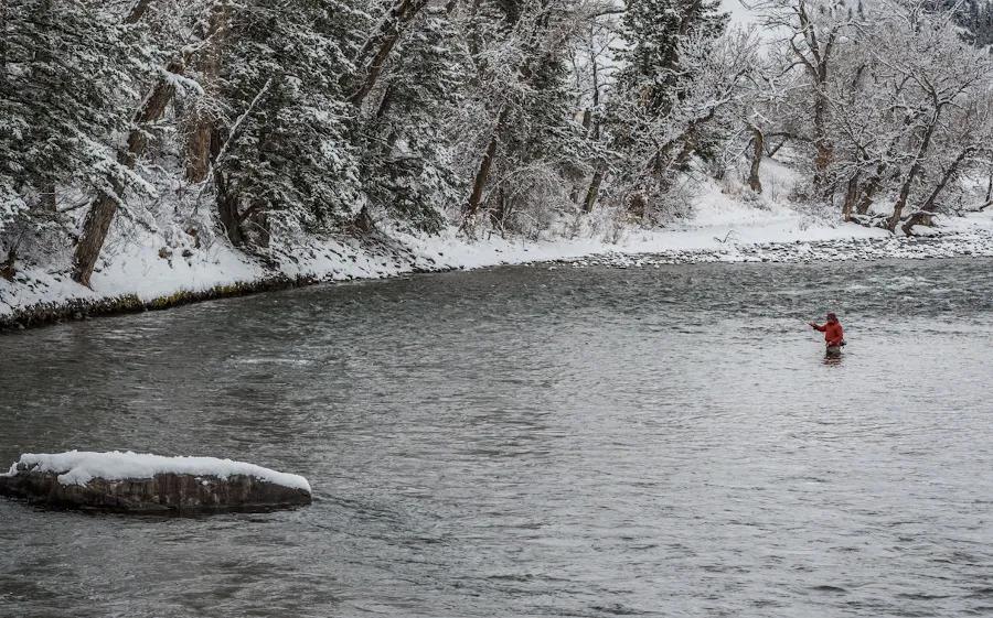 Winter fly fishing trips
