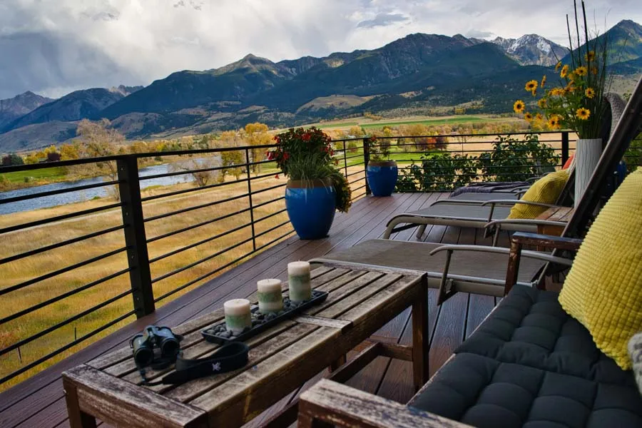 Yellowstone Beach Club Vacation Rental deck view