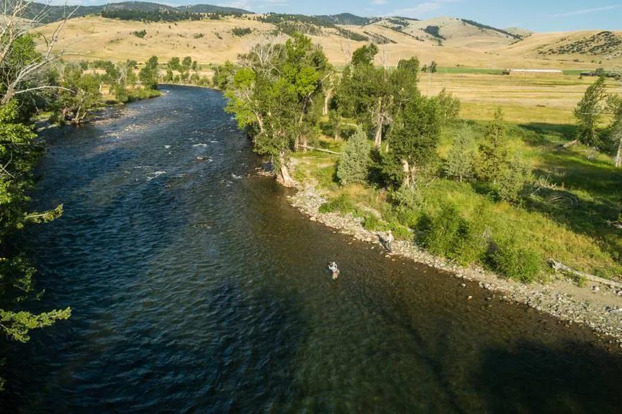 The Gallatin River near Bozeman