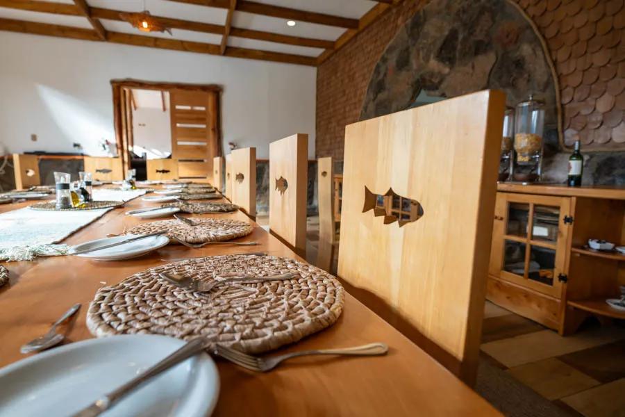 Magic Waters Lodge was designed with anglers in mind. From subtle touches to the well-thought out wader room, anglers here become immersed in fishing for their week.