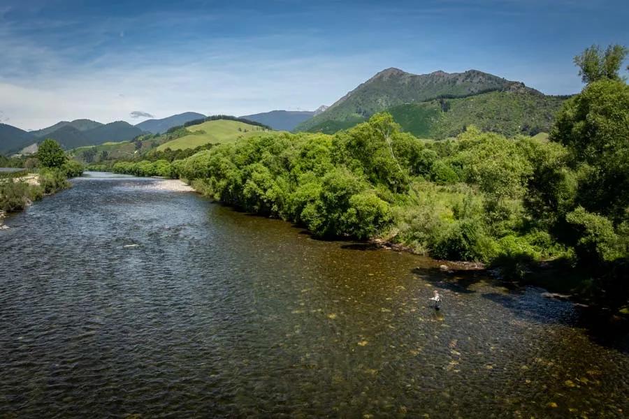A larger New Zealand Trout River