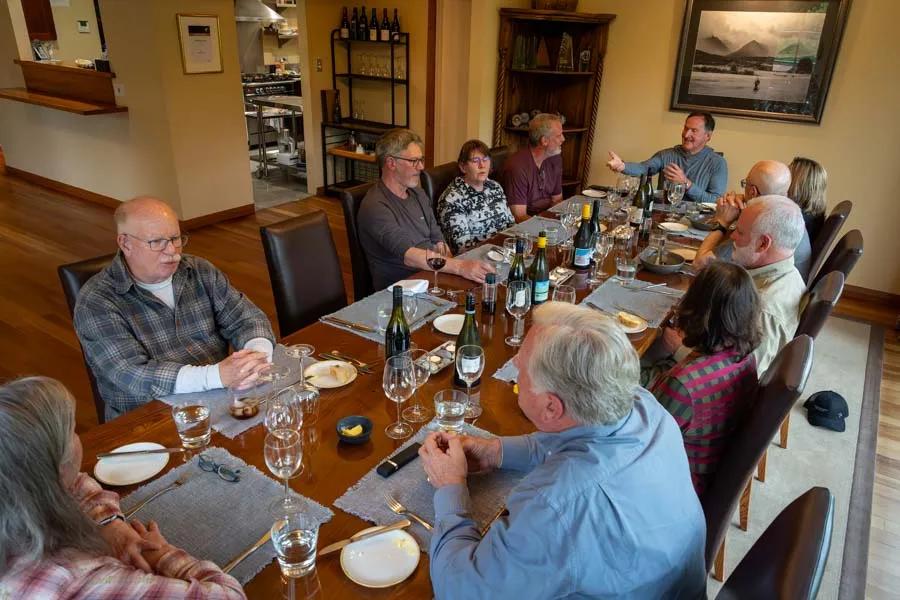 Dining at Owen River Lodge