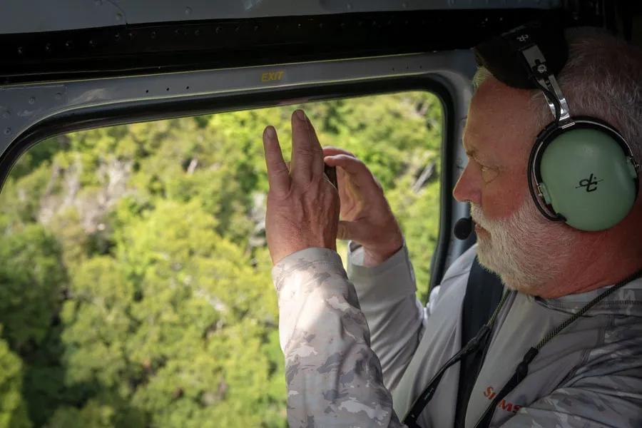 Flying into Kahurangi