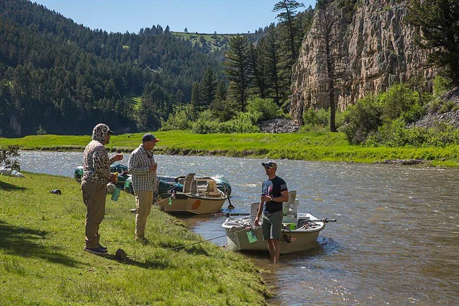 Fly fishing in Montana in June