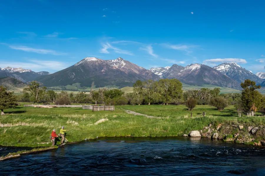 Paradise Valley is perhaps the most beautiful of all the valleys in Montana. The spring creeks flowing through are also a wonderful fisheries.