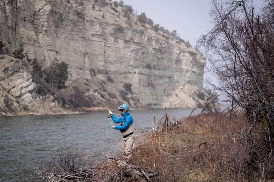 If you plan to fish the skwala stonefly hatch you are most likely going to be fly fishing in Montana during the months of March and April. Look for overcast days with little wind. 